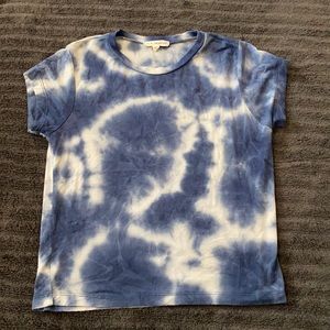 Blue tie dye t shirt